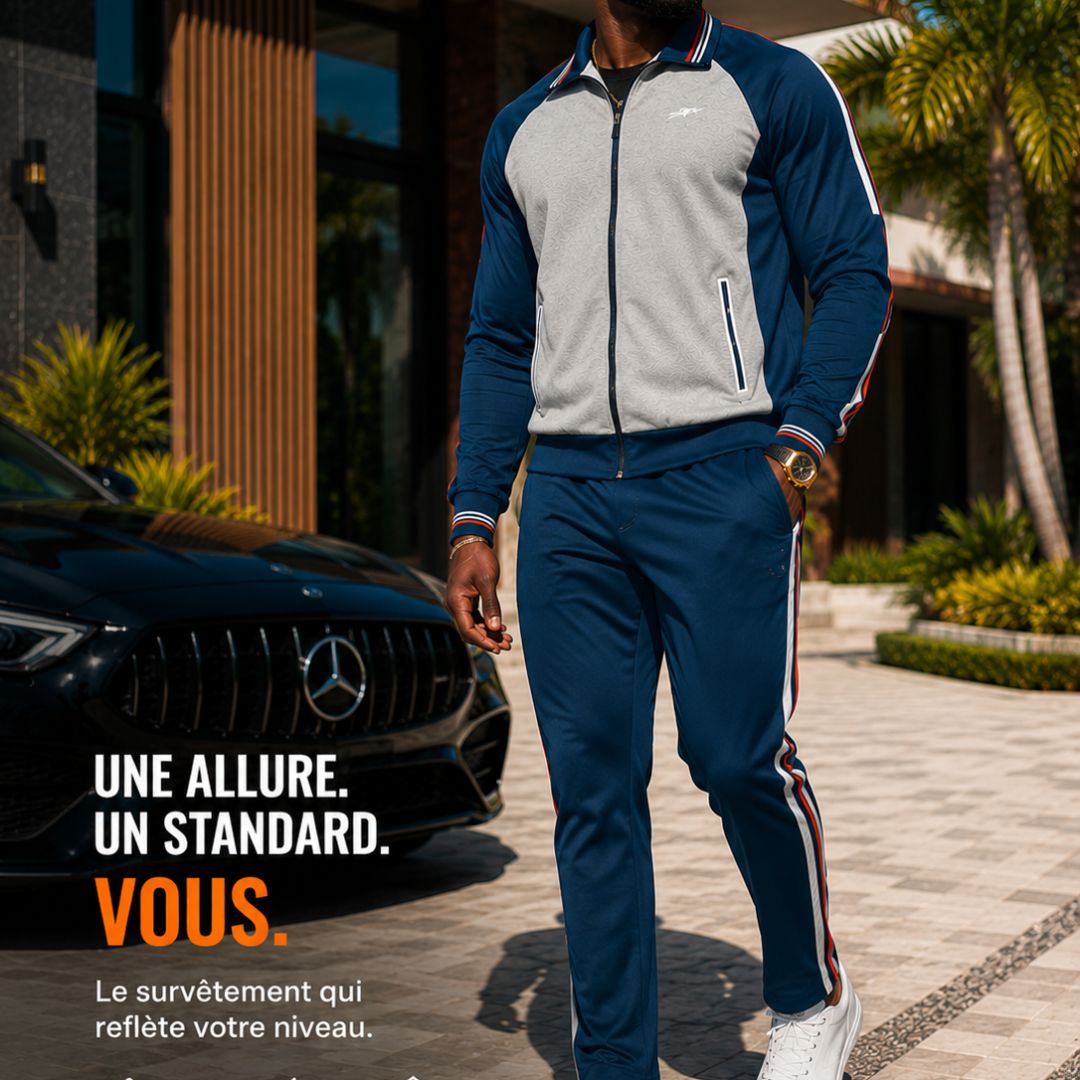 👑 Survêtement Premium Homme – L'Allure Qui Imposera Le Respect