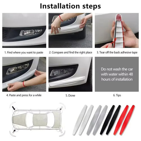 Bandes de protection pare-chocs pour voiture