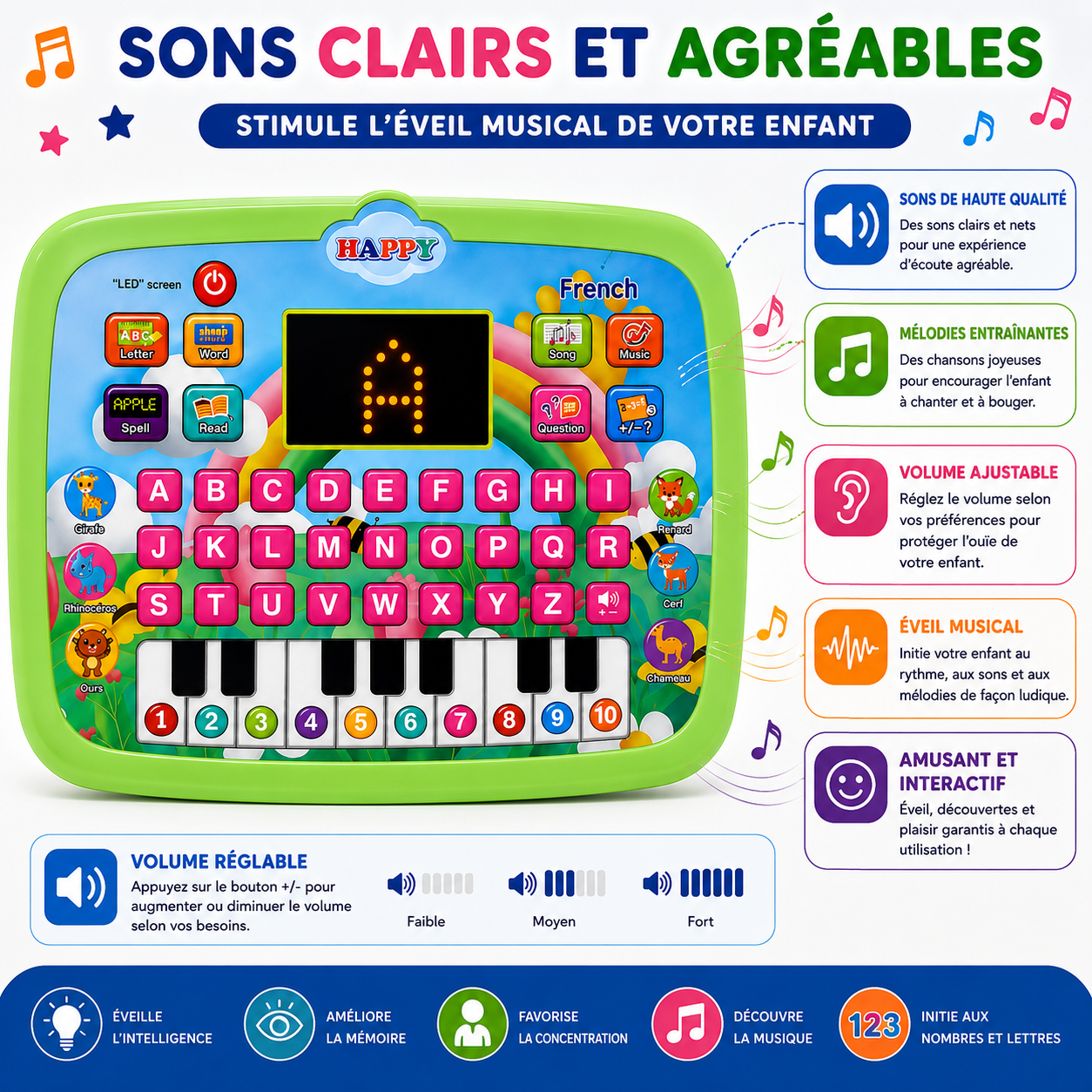 Ordinateur Éducatif Interactif pour Enfants ( 3 ans et plus )