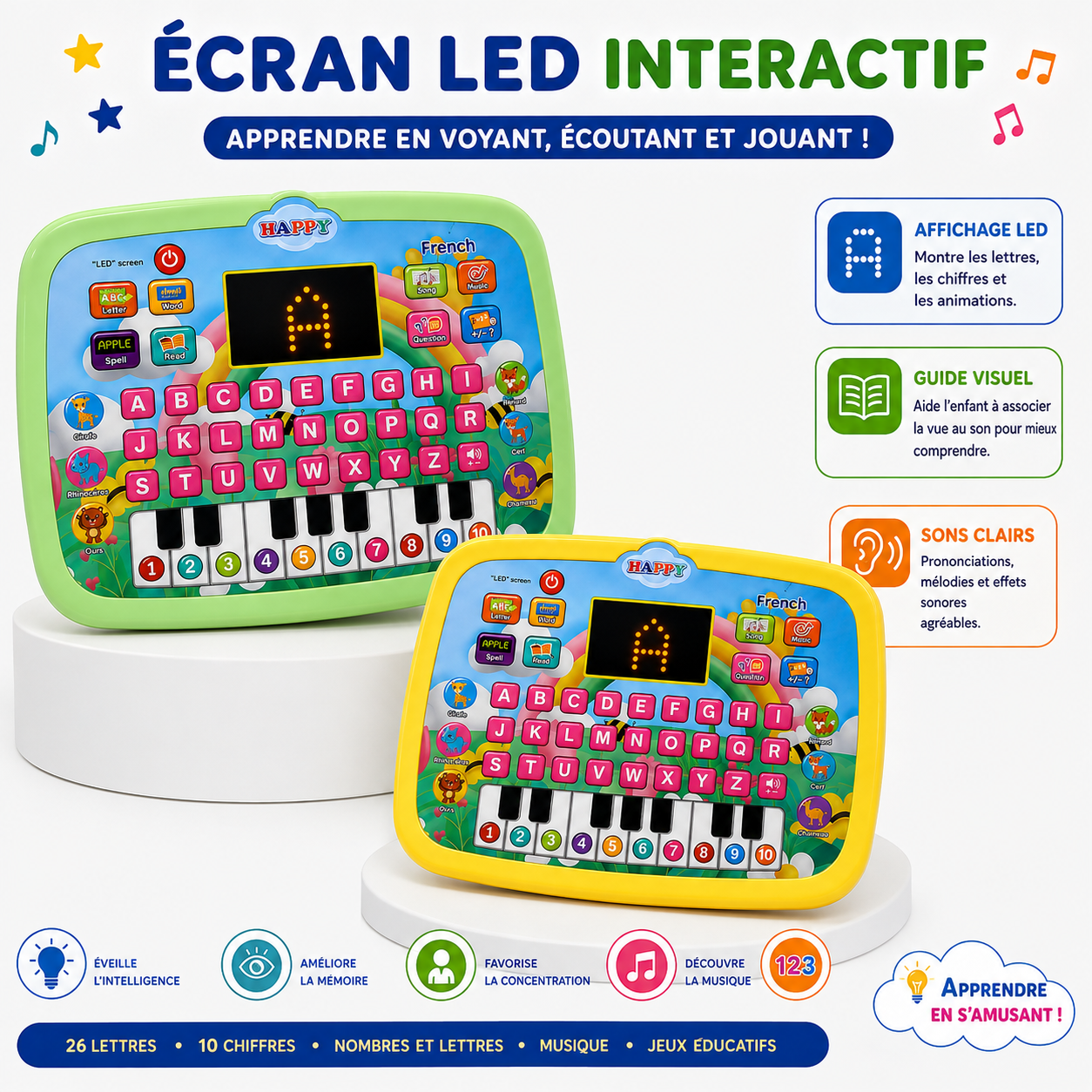 Ordinateur Éducatif Interactif pour Enfants ( 3 ans et plus )