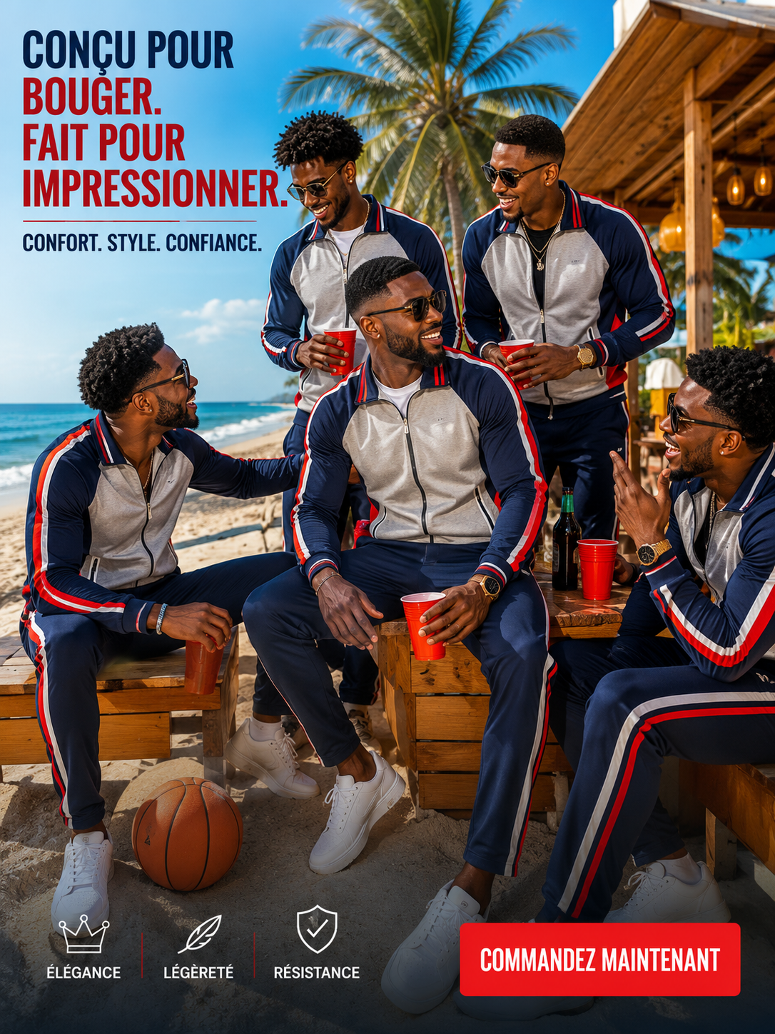 👑 Survêtement Premium Homme – L'Allure Qui Imposera Le Respect