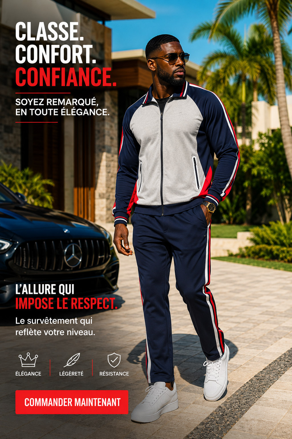 👑 Survêtement Premium Homme – L'Allure Qui Imposera Le Respect