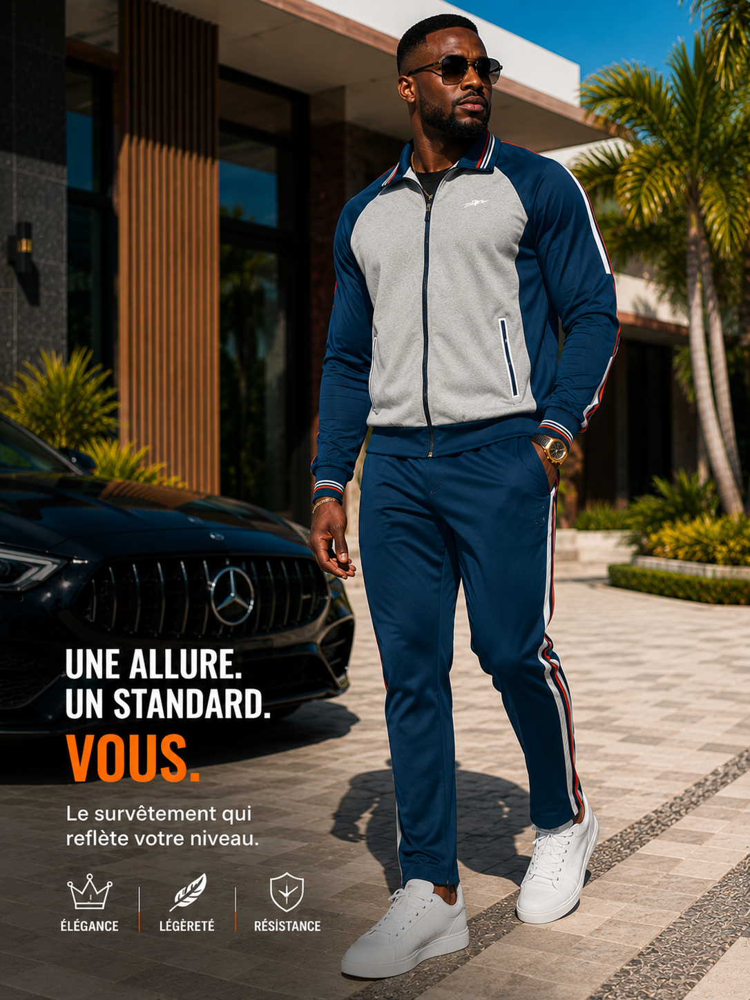 👑 Survêtement Premium Homme – L'Allure Qui Imposera Le Respect