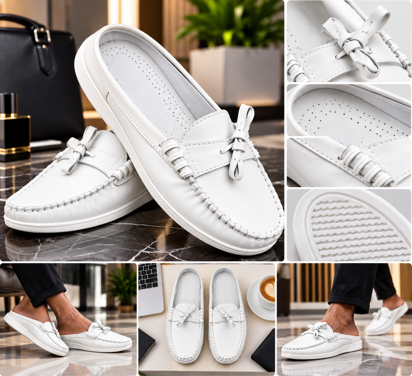 Mocassin Babouche Hommes Premium - Elegance & Confort