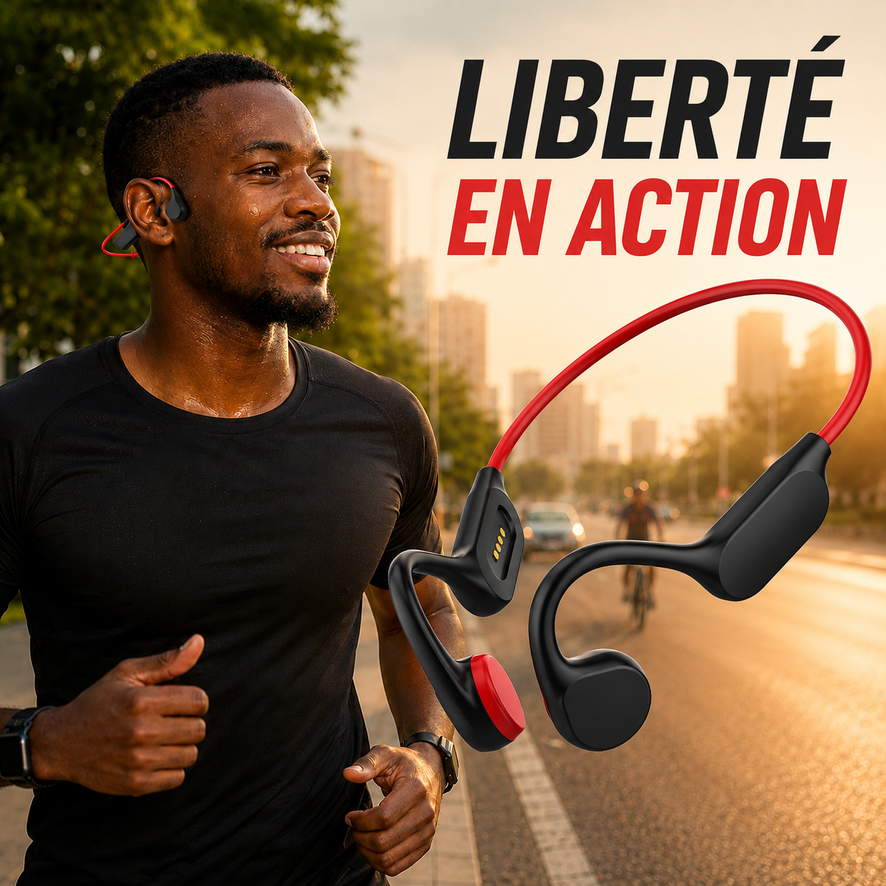 Casque à conduction osseuse X7 nouvelle génération 🔥Étanche IPX8